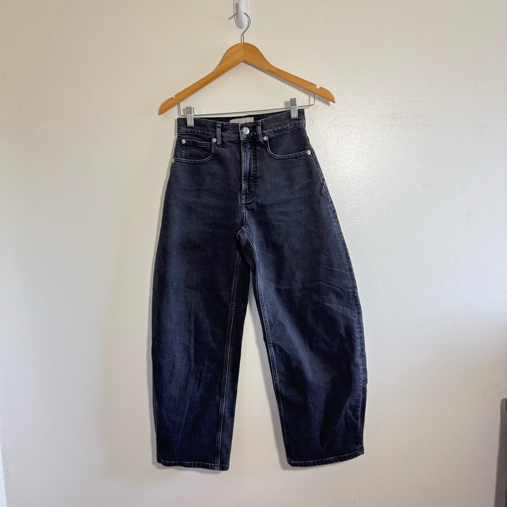 Everlane Black The Way High Curve Jeans size 24R - Picture 3 of 9